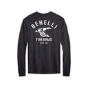 Benelli Men's All American Long Sleeve T Shirt Black Large - Benelli