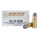 Magtech Cowboy Action 44-40 WCF Ammo 200 Grain Flat Nose Case of 1000 (20 Boxes of 50) - Magtech