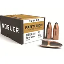Nosler Partition 375 Caliber (375 Diameter) Bullets 260 Grain Spitzer with Cannelure Box of 50 - Nosler