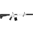 Panzer Arms AR12 Pro-S Tactical Semi Automatic 12 Gauge Shotgun 18.5" Black Barrel White Pistol Grip - Panzer Arms