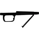 AG Composites Bottom Metal Remington 700 Long Action BDL Profile Aluminum Black - Ag Composites