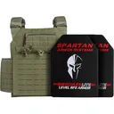Spartan Armor Achilles Plate Carrier with Hercules LITE Level RF2/III+ Lightweight Ballistic Plates OD Green - Spartan Armor