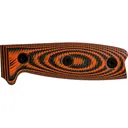 ESEE Knives ESSE 4 Replacement Handle 3D G-10 Orange/Black - Esee Knives