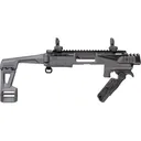 FAB Defense KPOS Advanced Scout Pistol Chassis with Brace for Glock 17, 19 Gray - Fab Defense