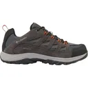 Columbia Men's Crestwood Waterproof Hiking Shoes Leather Graphite/Dark Adobe 12 D - Columbia