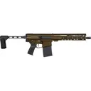 CMMG Dissent Mk3 8.6 Black Pistol Braceout Pistol 12.5" Threaded Barrel 30+1 Round Midnight Bronze Pistol Brace - Cmmg