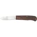Old Hickory Outdoor Pocket Knife 2.9" Drop Point High Carbon Satin Blade Hardwood Handle Brown - Old Hickory