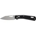 Gerber Vista Pocket Knife 3.24" Clip Point 440A Stonewashed Blade Glass Filled Nylon Handle Black - Gerber
