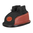 Edgewood Minigater Rear Shooting Rest Bag Tall with Regular Ears 3/4" Width Leather and Nylon Black Unfilled - Edgewood