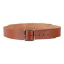 Hunter Revolver Cartridge Belt 2" 38 Caliber 25 Loops Leather Chestnut Tan Medium - Hunter
