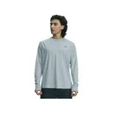 Under Armour Men's Fish Elite Long Sleeve Crew Neck Shirt Enamel Blue/Clay Green XL - Under Armour
