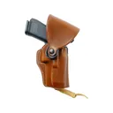 Galco Brush Hog OWB Holster Right Hand Glock 17, 22, 31, 47, 49 Optics Ready Leather Tan - Galco