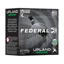 Federal Premium Upland Steel 12 Gauge Ammo 2-3/4" #4 Steel Shot 1-1/8 oz Box of 25 - Federal Premium