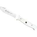 PUMA SGB Hunter's Pal Fixed Blade Knife 4" Drop Point DIN 1.4116 Satin Blade G-10 Handle White - Puma