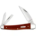 Case Seahorse Whittler Pocket Knife 2.33" Coping, Pen, Wharncliffe Tru-Sharp Polished Blade Bone Handle Chestnut - Case Knives