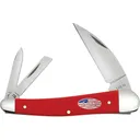 Case Seahorse Whittler Pocket Knife 2.33" Coping, Pen, Wharncliffe Carbon Polished Blade Synthetic Handle Red - Case Knives