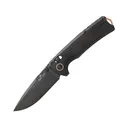 Bear OPS Nekama II Pocket Knife 3.5"  Modified Tanto Sandvik 14C28N Black DLC Blade Aluminum Handle - Bear Ops