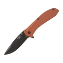 Bear & Son 112ACR Assisted Opening Pocket Knife 2.75" Drop Point Stainless Steel Black Blade Stainless Steel Handle Copper - Bear & Son