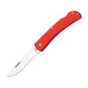 Bear & Son Farmhand Pocket Knife 3.62" Drop Point Stainless Steel Satin Blade Aluminum Handle Red - Bear & Son