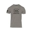 Glock Men's Perfection Short Sleeve Crew Neck T Shirt Charcoal 3XL - Glock