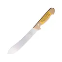 Dexter Russell Butcher Fixed Blade Knife 8" Drop Point Carbon Satin Blade Wood Handle Brown - Dexter Russell