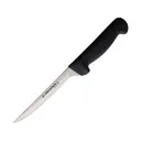 Dexter Russell Stiff Narrow Boning Fixed Blade Knife 6" Boning Carbon Satin Blade Synthetic Handle Black - Dexter Russell