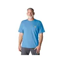 Carhartt Men's K87 Loose Fit Heavyweight Short Sleeve Crew Neck T Shirt Tranquil Blue XL Tall - Carhartt