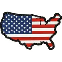 Voodoo Tactical United States PVC Morale Patch Red, White, and Blue - Voodoo Tactical