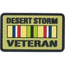 Voodoo Tactical Desert Storm Veteran PVC Morale Patch - Voodoo Tactical