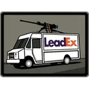 Voodoo Tactical Patch Leadex Delivery PVC Morale Patch - Voodoo Tactical
