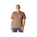 Carhartt Men's K87 Loose Fit Heavyweight Short Sleeve Crew Neck T Shirt Italian Clay XL Tall - Carhartt