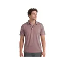 Huk Men's Pursuit Printed Short Sleeve Polo True Red Medium - Huk