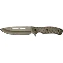 5.11 CFK 7 Fixed Blade Knife 7" Drop Point 4135 Black Blade Fiberglass Reinforced Nylon (FRN) Handle Ranger Green - 5.11