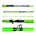 Whisker Seeker Tackle Hog Seeker 7'6" Casting Rod Med Hvy Toxic Green 1pc - Whisker Seeker Tackle