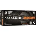 Federal Premium Fusion Subsonic 45-70 Government Ammo 300 Grain Jacketed Soft Point Box of 20 - Federal Premium