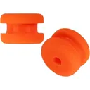 Whisker Seeker Tackle Rubber Bump Stops Blaze Orange - Whisker Seeker Tackle