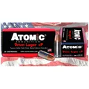 Atomic Ammunition Subsonic 9mm Luger Ammo 147 Grain Bonded Jacketed Hollow Point Box of 50 - Atomic Ammo