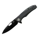 ASP Classic Folder Assisted Opening Pocket Knife 3.5" Drop Point AUS-8 Black PVD Blade G-10 Handle Black - Armament Systems and Procedures