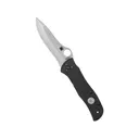 Spyderco Starmate Sprint Run Pocket Knife 3.74" Drop Point CPM-20CV Satin Blade G-10 Handle Black - Spyderco
