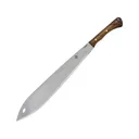 Condor Knives Indigenous Machete 17.63" Drop Point 1075 Stonewashed Blade Walnut Handle Wood - Condor Knives