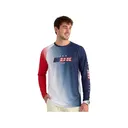 Huk Men's Airweight USA Long Sleeve Crew Neck Shirt Naval Academy 2XL - Huk