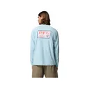 Columbia Men's PFG Solar Stream II Graphic Long Sleeve Crew Neck Shirt Marine Light 2XL - Columbia