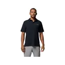 Columbia Men's PFG Solar Stream II Short Sleeve Polo Black Large - Columbia