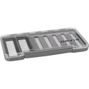 Orvis Slim Waterproof Fly Box 2 Magnetic Compartment Plus Foam Slots Large - Orvis