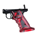 Volquartsen Laminated Grip for MK IV Left Handed Red - Volquartsen