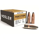 Nosler Partition 375 Caliber (375 Diameter) Bullets 300 Grain Spitzer with Cannelure Box of 50 - Nosler