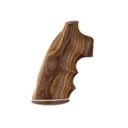 Hogue Fancy Hardwood Grips with Accent Stripe, Finger Grooves and Contrasting Butt Cap for Colt Python Cocobolo - Hogue