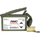 PMC X-Tac 5.56x45mm NATO Ammo 55 Grain Full Metal Jacket Ammo Can of 840 (84 10-Round Clips in Bandoleers) - PMC Ammo