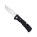 SOG Trident Mini Assisted Opening Pocket Knife 3.15" Clip Point AUS-8 Steel Satin Blade GRN Handle Black - Sog