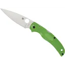 Spyderco Native Chief Lightweight Salt Pocket Knife 4.02" Fully Serrated Drop Point LC 200 N Satin Blade Fiberglass Reinforced Nylon (FRN) Handle Green - Spyderco